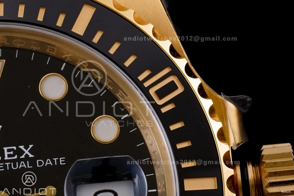 Best Submariner Bracelet Clean YG 1:1 Functional On Edition LN 126618 Dial 1141 Black YG SH 0723